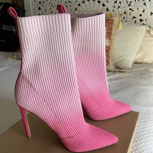 Steve Madden Pink Ombré Booties
